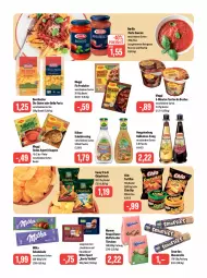 Gazetka promocyjna Feneberg - Prospekte - Gazetka - ważna od 06.05 do 06.05.2023 - strona 11 - produkty: barilla, Becher, bernbacher, beutel, bolognese, chips, chipsfrisch, delikatess-essig, dip, dressing, eis, elle, essig, flasche, Funny Frisch, hengstenberg, kakao, Kühne, maggi, maggi fix, Manner, milka, milka schokolade, nuss, pasta, Pasta Sauce, Pecorino, reis, ricotta, ritter, ritter sport, salat, salatdressing, sauce, saucen, schoko, schokolade, smarties, Sport, suppe, suppen, teller, terrine, Ti, Törtchen, tortilla, tortillas, waffeln