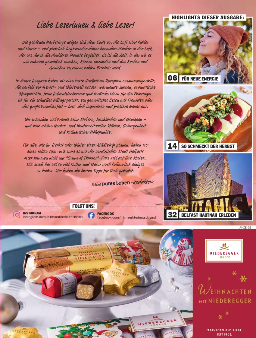 Aktueller Prospekt Hit - pures Leben - von 01.10 bis 31.12.2025 - strona 3 - produkty: bier, Biere, eier, elle, kerze, LG, mac, natur, Ofen, rezept, rezepte, suppe, suppen, Ti, tisch