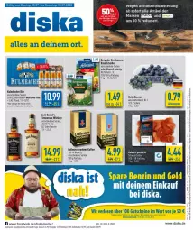 Gazetka promocyjna Diska - Prospekte - Gazetka - ważna od 30.07 do 30.07.2022 - strona 1 - produkty: aktionspreis, angebot, angebote, auer, Bau, Bauer, beere, beeren, bergader, bier, dallmayr, dallmayr prodomo, eis, flasche, gulasch, gutschein, gutscheine, heidelbeere, heidelbeeren, jack daniel, jack daniel's, kaffee, Käse, prodomo, reis, Schal, Schale, tennessee whiskey, Ti, whiskey, ZTE