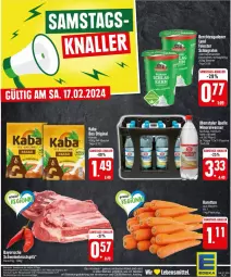 Gazetka promocyjna Edeka - Prospekte - Gazetka - ważna od 17.02 do 17.02.2024 - strona 28 - produkty: Abtei, Alwa, deka, elle, ente, flasche, gin, kakao, karotten, LG, mineralwasser, schlagrahm, schwein, schweine, tee, Ti, wasser, wein, weine, ZTE