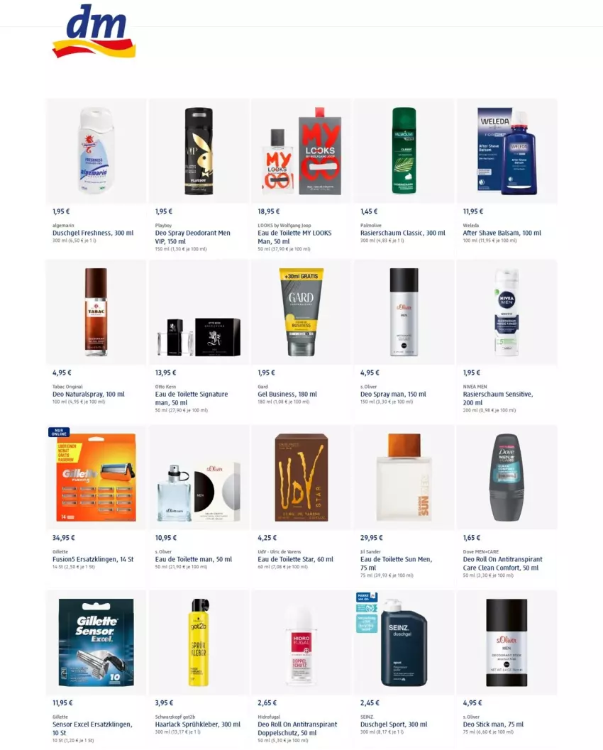 Aktueller Prospekt Dm Drogerie - Prospekte - von 09.12 bis 15.12.2021 - strona 5 - produkty: after shave, Antitranspirant, arla, balsam, deo, deo spray, deodorant, duschgel, eau de toilette, fusion5, gillette, gin, Haarlack, kleber, lack, LG, linsen, natur, natura, olive, Otto kern, palmolive, Playboy, Rasierschaum, s.oliver, schwarzkop, schwarzkopf, Sport, Ti, weleda