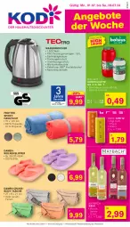 Gazetka promocyjna Kodi - Prospekte - Gazetka - ważna od 06.07 do 06.07.2024 - strona 1 - produkty: angebot, angebote, auer, auto, body, bree, edelstahl, eis, elle, handtuch, Kocher, Leuchte, LG, maybach, reis, Schal, slip, Slipper, Sport, Tasche, tee, teller, Ti, tuc, überhitzungsschutz, wasser, wasserkocher, wein