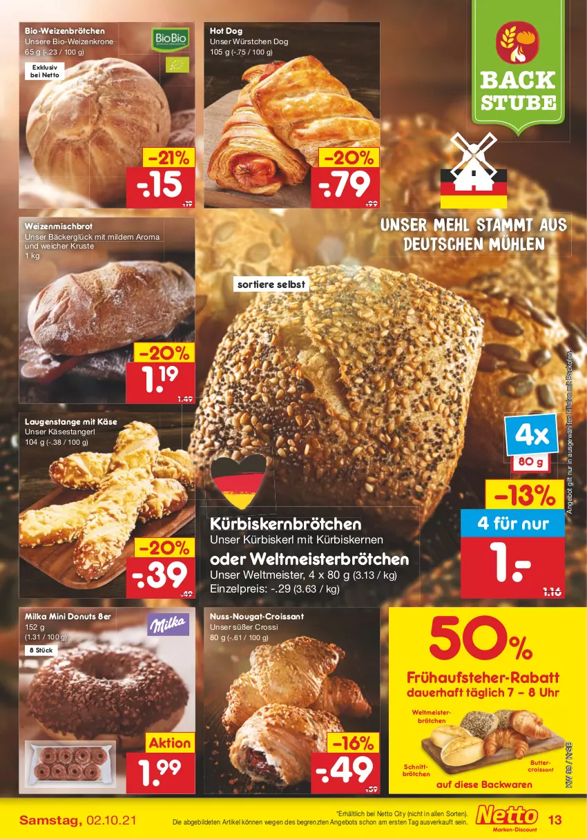 Aktueller Prospekt Netto Marken-Discount - Filial Angebote - von 27.09 bis 02.10.2021 - strona 13