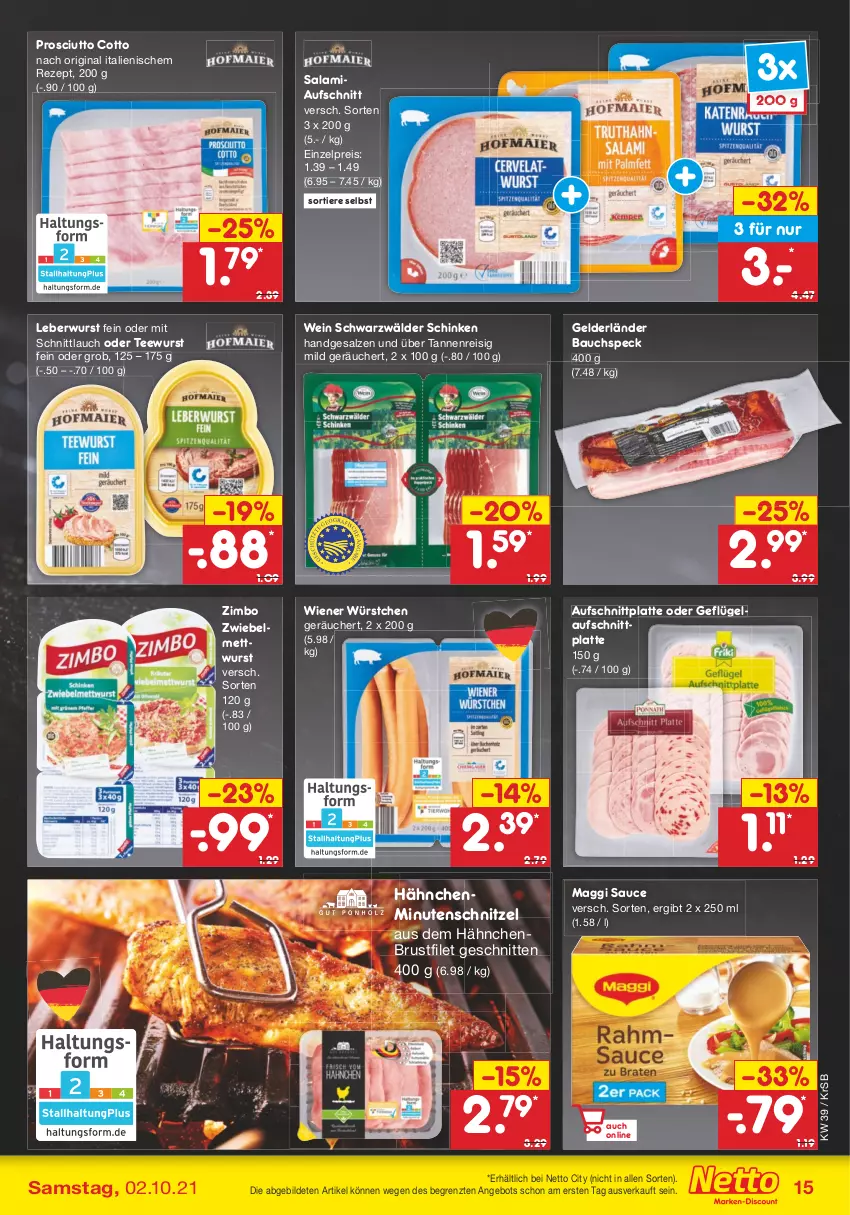 Aktueller Prospekt Netto Marken-Discount - Filial Angebote - von 27.09 bis 02.10.2021 - strona 15