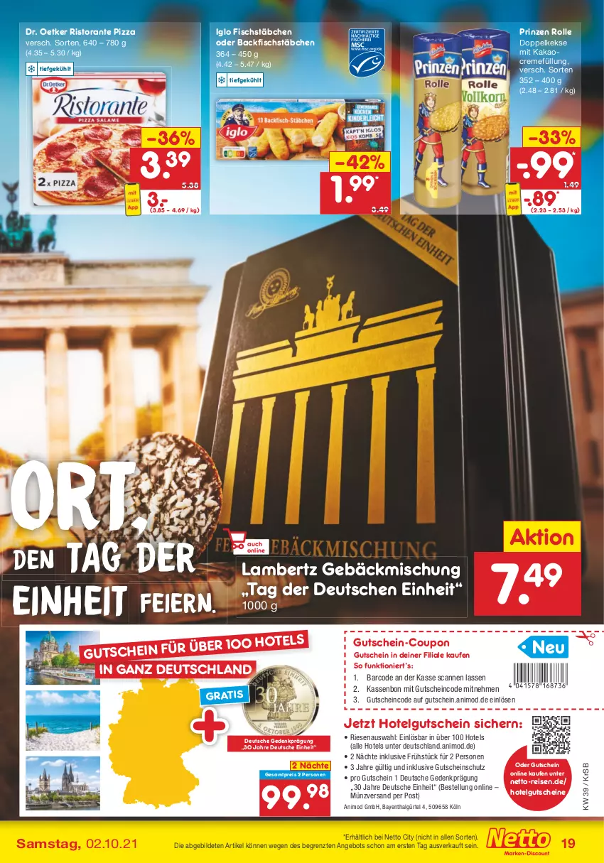 Aktueller Prospekt Netto Marken-Discount - Filial Angebote - von 27.09 bis 02.10.2021 - strona 19