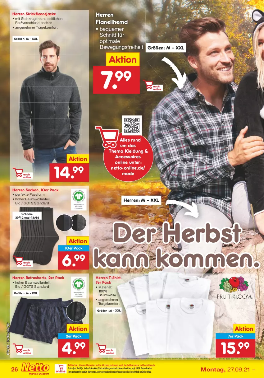 Aktueller Prospekt Netto Marken-Discount - Filial Angebote - von 27.09 bis 02.10.2021 - strona 26