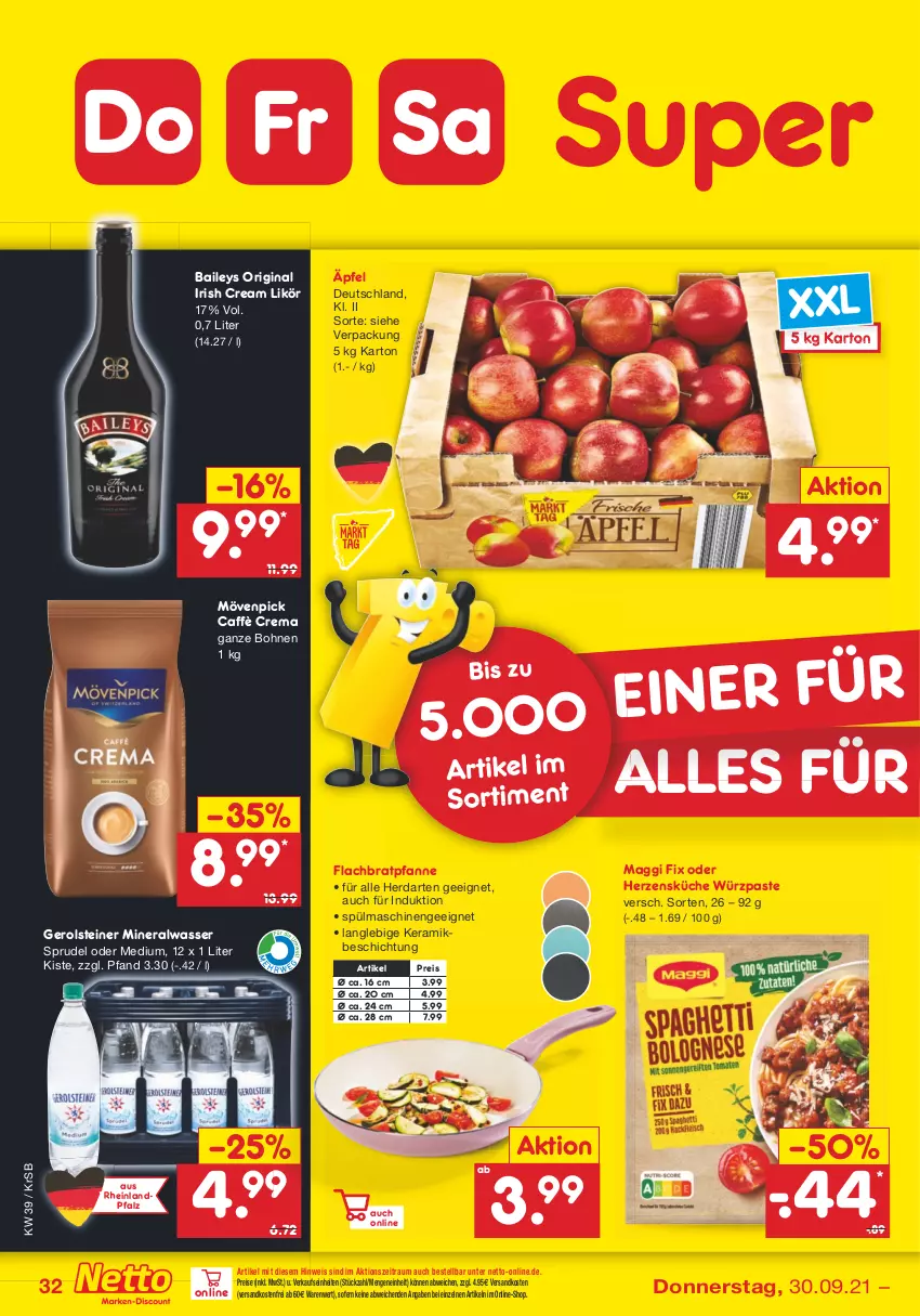 Aktueller Prospekt Netto Marken-Discount - Filial Angebote - von 27.09 bis 02.10.2021 - strona 32