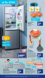 Gazetka promocyjna Aldi Nord - Aldi-Aktuell - Gazetka - ważna od 09.04 do 09.04.2022 - strona 22 - produkty: ambia, Becher, Bleistift, brot, decke, Deckel, dell, eier, Eierbecher, eis, elle, gefrierkombination, gefrierschrank, Germ, gin, HP, Kocher, küche, Küchen, Küchenhelfer, LG, Lusti, Mantel, messer, Messerset, mikrowelle, Mode, pfanne, Ria, ring, rwe, Schrank, schubladen, schwein, Speck, spiegel, Ti, timer, tomate, tomaten, wein, ZTE