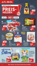 Gazetka promocyjna Aldi Nord - Aldi-Aktuell - Gazetka - ważna od 09.04 do 09.04.2022 - strona 36 - produkty: aldi, almare, babybel, bbq-sauce, Becher, bratwurst, eier, eis, flasche, geschenkpackung, gin, Holz, kochschinken, lachs, Löffel, mac, Mantel, milka, Plüsch, rama, Rauch, Räucherlachs, reis, salz, sauce, schinken, schoko, schokolade, schokoladen, Ti, Tiere, wurst