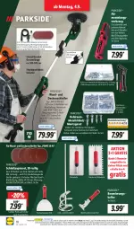 Gazetka promocyjna Lidl - Aktionsprospekt - Gazetka - ważna od 09.09 do 09.09.2023 - strona 26 - produkty: abis, adapter, angebot, Arbeitsleuchte, Bau, decke, dell, eis, elle, gsw, Holz, Leuchte, Mantel, Mode, ndk, papier, Parkside, reis, riegel, Schal, Schale, schlauch, Schleifpapier, schrauben, spachtel, teller, Ti, werkzeug, ZTE