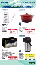 Gazetka promocyjna Metro - Wochen-Angebote - Gazetka - ważna od 20.12 do 20.12.2025 - strona 23 - produkty: angebot, auer, beutel, boss, Brei, drink, edelstahl, eis, elle, fritteuse, getränk, getränke, getränkespender, Gläser, grill, grillplatte, Heißluftfritteuse, kontaktgrill, küche, Küchen, Küchenhelfer, küchenmaschine, latte, LG, Metro, Pinzette, reis, Ria, Rührschüssel, schlauch, schüssel, sonderposten, Spritzschutz, spülmaschinen, teller, thermostat, Ti, timer, topf, Vakuumierer