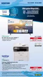 Gazetka promocyjna Metro - Wochen-Angebote - Gazetka - ważna od 20.12 do 20.12.2025 - strona 24 - produkty: angebot, Apple, auto, drucker, eis, elle, ente, fernseher, LG, Metro, multifunktionsdrucker, reis, rel, sim, teller, Ti, tisch, uhd, usb, Yo