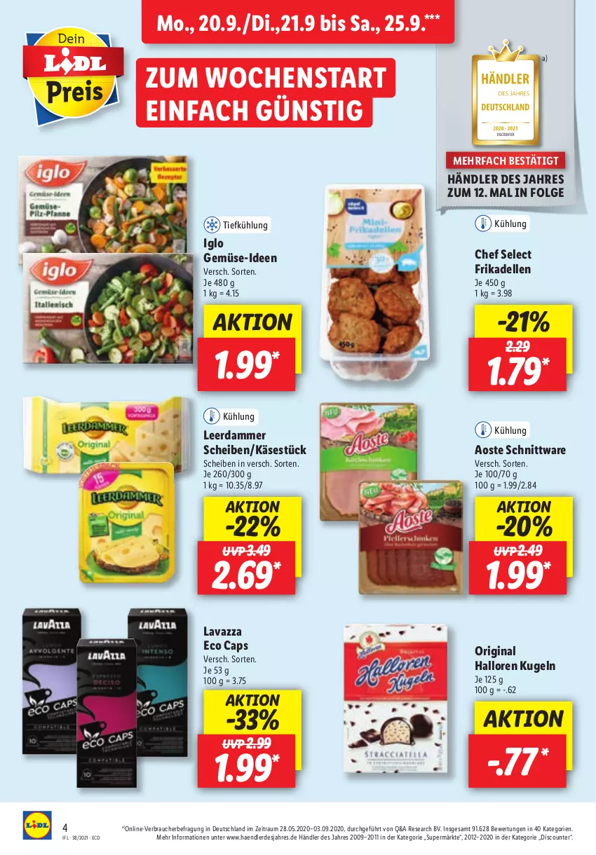 Aktueller Prospekt Lidl - Aktionsprospekt - von 20.09 bis 25.09.2021 - strona 4