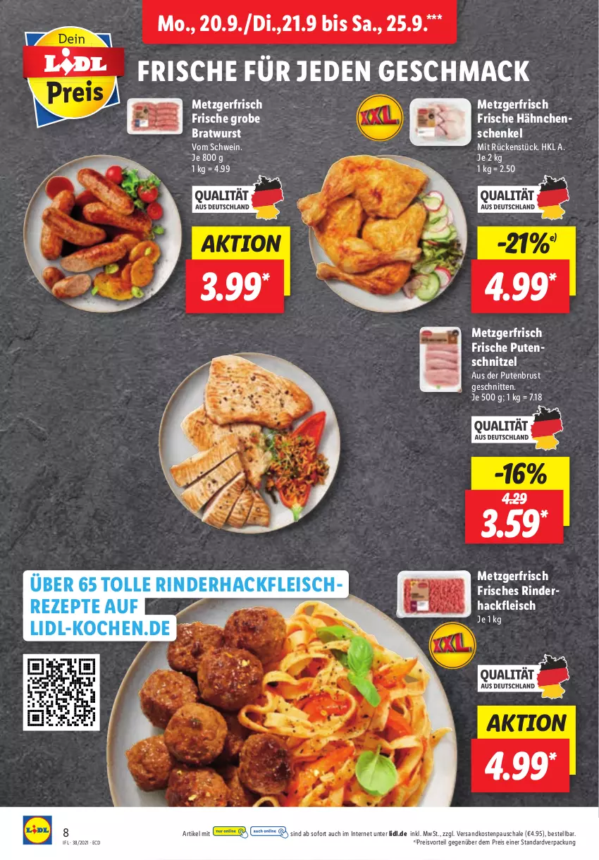 Aktueller Prospekt Lidl - Aktionsprospekt - von 20.09 bis 25.09.2021 - strona 8