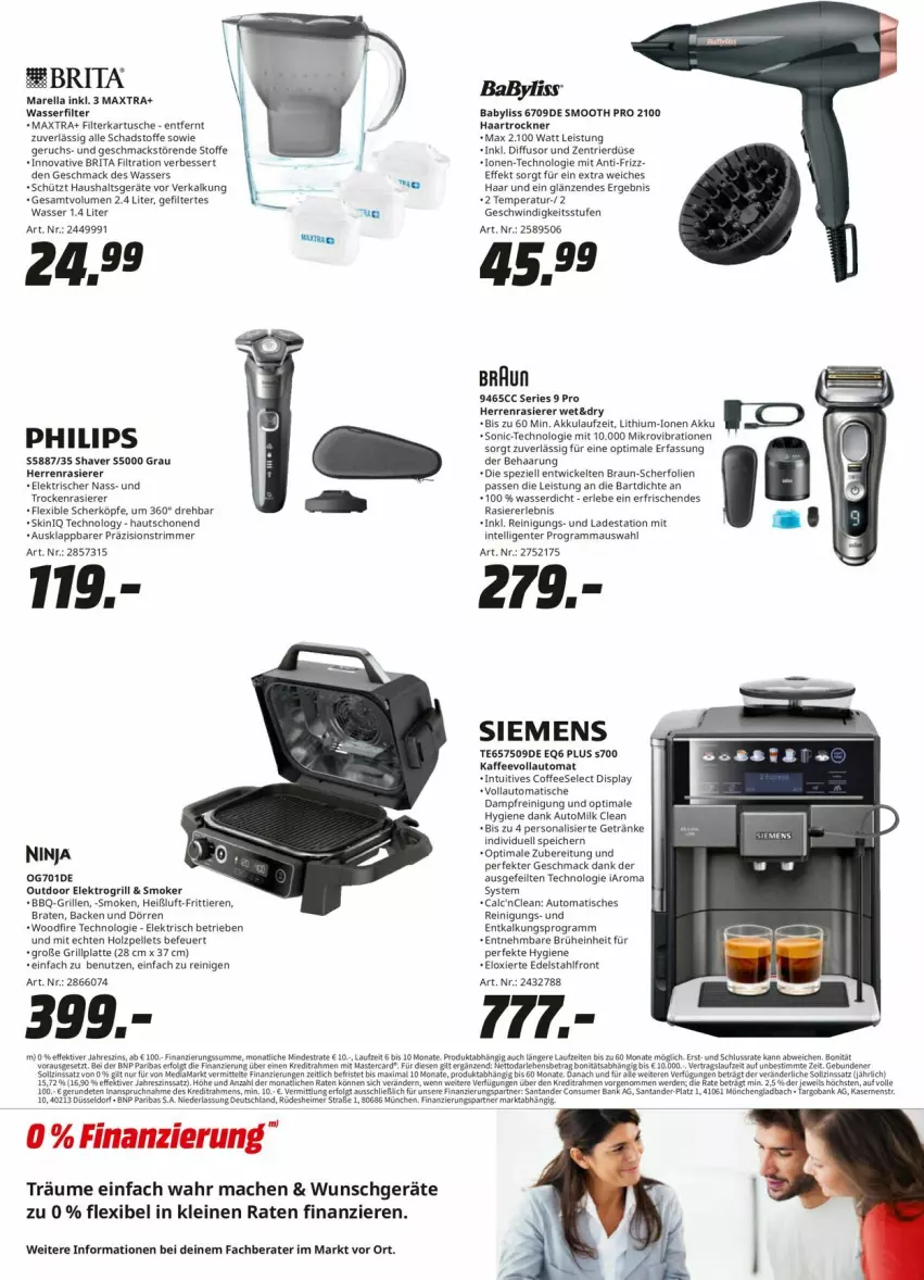 Aktueller Prospekt Media Markt - Prospekte - von 07.06 bis 17.06.2023 - strona 5 - produkty: akku, auto, BaByliss, Bank, braten, braun, brita, Brühe, edelstahl, eis, Elektro, elle, ente, getränk, getränke, grill, grillplatte, haartrockner, Haushaltsgeräte, herrenrasierer, Holz, Holzpellets, Intel, kaffee, kaffeevollautomat, latte, leine, mac, Maus, Maxtra, Pellets, Persona, Philips, rasierer, Reinigung, rel, Shaver, siemens, Spezi, Ti, Tiere, tisch, Trockner, wasser, wasserfilter, WICK