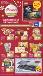 Gazetka promocyjna Famila - Prospekte - Gazetka - ważna od 07.12 do 07.12.2024 - strona 1 - produkty: almighur, almighurt, angebot, angebote, Becher, beutel, coupon, ehrmann, ehrmann almighurt, eis, elle, grill, grillfläche, grillplatte, gyros, holländischer schnittkäse, Holz, Käse, kracher, küche, Küchen, latte, maggi, maggi fix, nuss, pfanne, pils, pilsener, reis, schnittkäse, schwein, tafeläpfel, teller, Ti, toffifee, veltins, veltins pilsener, wein, Wella, ZTE