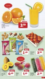 Gazetka promocyjna Famila - Prospekte - Gazetka - ważna od 07.12 do 07.12.2024 - strona 3 - produkty: beutel, clementinen, flasche, kiwi, mango, mangos, orange, orangen, Schal, Schale, smoothie, smoothies, Ti, true fruits