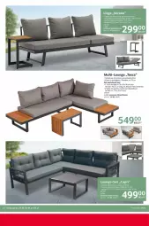 Gazetka promocyjna Selgros - Outdoor - Gazetka - ważna od 31.05 do 31.05.2023 - strona 2 - produkty: abdeckhaube, beistelltisch, Cap, eis, Holz, kissen, kleid, latte, LG, Liege, lounge-set, Sitzhöhe, Sofa, tee, Ti, tisch