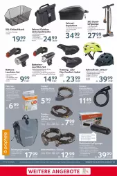 Gazetka promocyjna Selgros - Outdoor - Gazetka - ważna od 31.05 do 31.05.2023 - strona 23 - produkty: angebot, angebote, batterie, batterien, einkaufskorb, eis, ente, Fahrrad, fahrradhelm, korb, led-licht, Leuchte, leuchten, reis, rel, rücklicht, sattel, Schal, Schale, Tasche, Ti, wasser, werkzeug