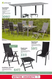 Gazetka promocyjna Selgros - Outdoor - Gazetka - ważna od 31.05 do 31.05.2023 - strona 7 - produkty: aluminiumgestell, eis, glasplatte, greemotion, hocker, latte, LG, natur, reis, sessel, stapelsessel, Ti, tisch
