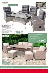 Gazetka promocyjna Selgros - Outdoor - Gazetka - ważna od 31.05 do 31.05.2023 - strona 8 - produkty: aluminiumgestell, arlo, Garten, gartenmöbel, glasplatte, latte, möbel, monte, rückenlehne, sessel, Sofa, Ti, tisch