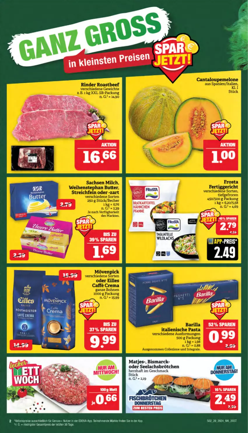 Aktueller Prospekt Marktkauf - Prospekt - von 07.07 bis 13.07.2024 - strona 2 - produkty: bismarck, brötchen, deka, eis, fisch, kartoffel, lachs, mac, matjes, nuss, reis, Ti