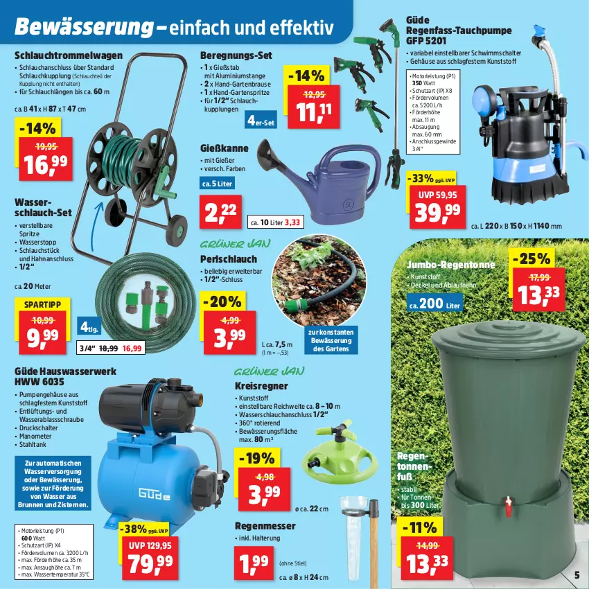 Aktueller Prospekt Thomas Philipps - von 27.04 bis 02.05.2026 - strona 5 - produkty: auto, brause, brunnen, decke, Deckel, eis, Garten, Gartenbrause, Gießkanne, HP, jumbo, LG, messer, reis, Ria, rwe, Schal, schlauch, spartipp, Ti, Tiere, tisch, trommel, wasser, Wasserschlauch