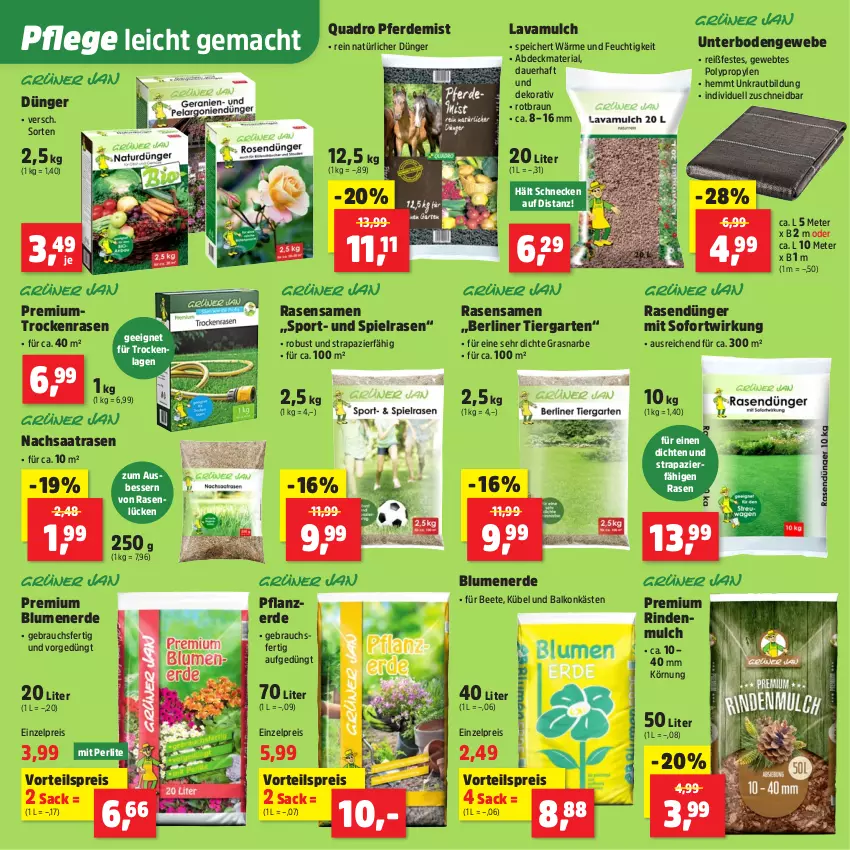 Aktueller Prospekt Thomas Philipps - von 27.04 bis 02.05.2026 - strona 7 - produkty: auer, berliner, blume, blumen, blumenerde, braun, dünger, eis, erde, Garten, Kraut, Lavamulch, mac, pflanze, pflanzerde, quad, Quadro, rasen, rasendünger, rasensamen, Rauch, reis, Ria, rind, rindenmulch, sac, Sport, Ti, usb, vorteilspreis