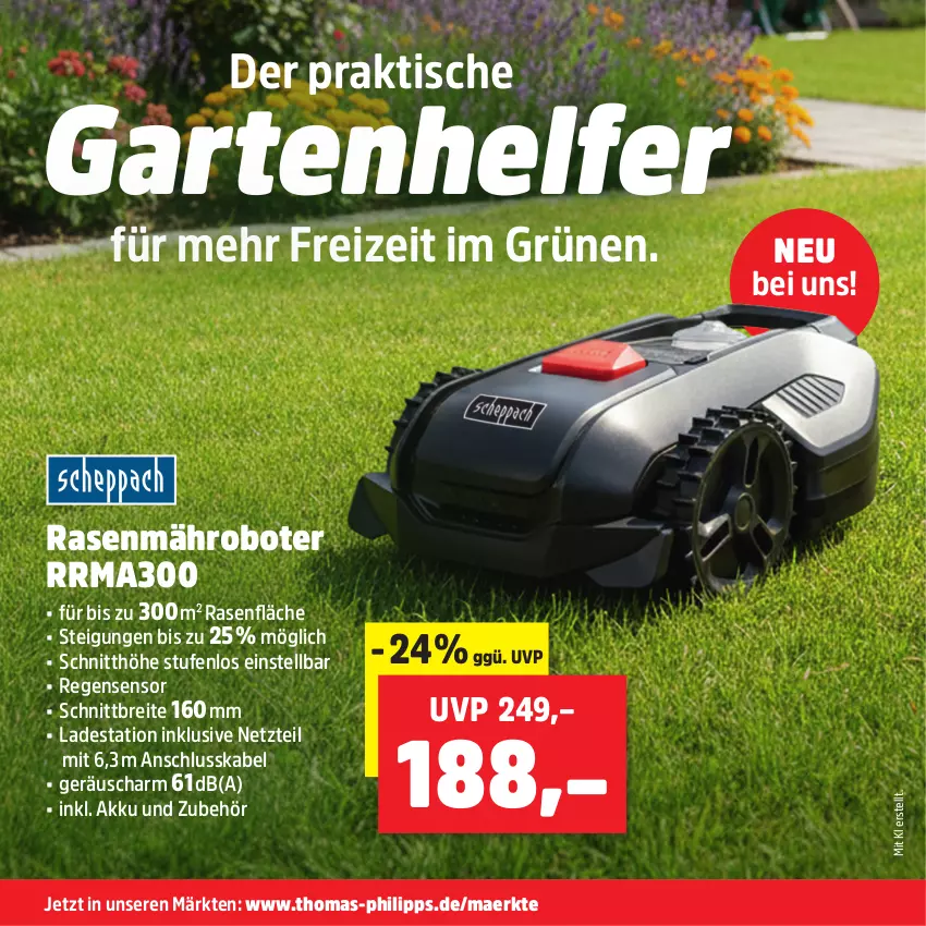 Aktueller Prospekt Thomas Philipps - von 27.04 bis 02.05.2026 - strona 8 - produkty: akku, Brei, Garten, mähroboter, rasen, senf, Ti, tisch, ZTE