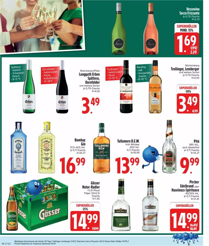 Aktueller Prospekt Edeka - Prospekte - von 30.06 bis 05.07.2025 - strona 22