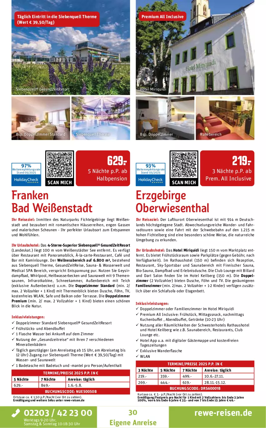 Aktueller Prospekt Rewe Reisen - Reiseprospekt - von 28.05 bis 27.06.2025 - strona 30 - produkty: axe, Bad, badetuch, Beba, bett, bio, Brei, buch, dusche, eis, Etagenbett, Fahrrad, flasche, getränk, getränke, Heu, inklusivleistungen, Kamin, Kinder, kuchen, kurtaxe, LG, mab, Mantel, natur, pool, rama, reis, rezept, rwe, schlafsofa, snack, Sofa, Sport, Tasche, Ti, tisch, tuc, uhr, wasser, wellnessbereich, Weste, Whirlpool