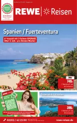 Gazetka promocyjna Rewe Reisen - Reiseprospekt - Gazetka - ważna od 27.06 do 27.06.2025 - strona 1 - produkty: angebot, angebote, bestpreis, buch, eis, Handy, kamera, reis, uhr