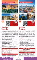 Gazetka promocyjna Rewe Reisen - Reiseprospekt - Gazetka - ważna od 27.06 do 27.06.2025 - strona 12 - produkty: Bad, Bau, buch, deutschsprachige reiseleitung, eis, elle, grana, inklusivleistungen, klimatisierten reisebus, LG, mac, Metro, natur, pflaster, Rana, reis, rel, rezept, Ti, tisch, uhr