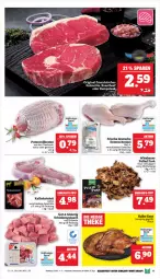 Gazetka promocyjna Marktkauf - Prospekt - Gazetka - ważna od 14.10 do 14.10.2023 - strona 17 - produkty: auer, Bau, Bauer, braten, eis, ente, Entenschenkel, gewürz, gin, grill, gulasch, hama, henkel, kalbskotelett, kotelett, natur, oder rumpsteak, Pulled Pork, pute, Putenrollbraten, reis, rollbraten, rum, rumpsteak, schenkel, schinken, schwein, steak, Ti, tuner, wein, wiesbauer, ZTE