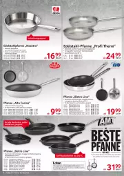 Gazetka promocyjna Selgros - Gastronomie - Gazetka - ważna od 31.05 do 31.05.2022 - strona 14 - produkty: backofen, ball, ballarini, braten, bratpfanne, braun, cin, edelstahl, Edelstahl-Pfanne, eis, ente, fisch, fleisch, herdarten, HP, karamell, Ofen, pfanne, pfannen, Rauch, reis, sandwich, schmorpfanne, spülmaschinen, Ti, wasser, wok