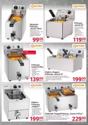 Gazetka promocyjna Selgros - Gastronomie - Gazetka - ważna od 31.05 do 31.05.2022 - strona 19 - produkty: decke, Deckel, edelstahl, Elektro, fritteuse, Frittieröl, korb, Leuchte, Schal, snack, steckdose, thermostat, Ti