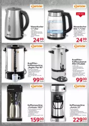 Gazetka promocyjna Selgros - Gastronomie - Gazetka - ważna od 31.05 do 31.05.2022 - strona 26 - produkty: auto, edelstahl, eis, gin, isolierkanne, kaffee, kaffeeautomat, kaffeemaschine, Kocher, latte, Leuchte, Ria, Signal, tasse, Ti, tragegriff, wasser, wasserkocher