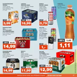 Gazetka promocyjna Real - Gazetka - ważna od 02.09 do 02.09.2023 - strona 17 - produkty: Benediktiner, bier, corona, coupon, coupons, drink, Effect, eis, energy drink, franziskaner, fuzetea, lack, Paula, paulaner, payback, pils, pilsener, reis, schöfferhofer, Ti, tyskie, veltins, veltins pilsener, weissbier