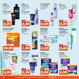 Gazetka promocyjna Real - Gazetka - ważna od 02.09 do 02.09.2023 - strona 18 - produkty: Alwa, Always, bürste, creme, deo, deospray, Discreet, Dr. Best, eis, elmex, fusion5, gillette, gin, haarspray, handcreme, Handseife, LG, meridol, mundspülung, neutrogena, nivea, Rasierklinge, rasierklingen, reis, sagrotan, Seife, sensodyne, shampoo, shampoo oder spülung, slip, slipeinlagen, spülung, Styling Gel, syoss, Ti, Yo, zahnbürste, zahncreme