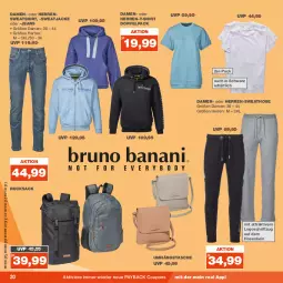 Gazetka promocyjna Real - Gazetka - ważna od 02.09 do 02.09.2023 - strona 20 - produkty: coupon, coupons, herren-t-shirt, hose, hosen, Jacke, jeans, payback, rucksack, sac, Schriftzug, shirt, Sweathose, sweatjacke, Sweatshirt, T-Shirt, Tasche, Ti, umhängetasche