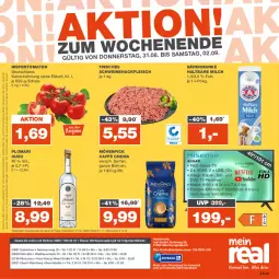 Gazetka promocyjna Real - Gazetka - ważna od 02.09 do 02.09.2023 - strona 28 - produkty: bärenmarke, bohne, bohnen, bosch, caffè crema, dvb, DVB-T, eis, elle, ente, fleisch, hackfleisch, haltbare milch, HDMI, LG, milch, mövenpick, Narzissen, ouzo, Receiver, reis, rispentomaten, rum, rwe, Schal, Schale, schwein, schweine, Schweinehackfleisch, Spektrum, Ti, tomate, tomaten, usb, wein, weine