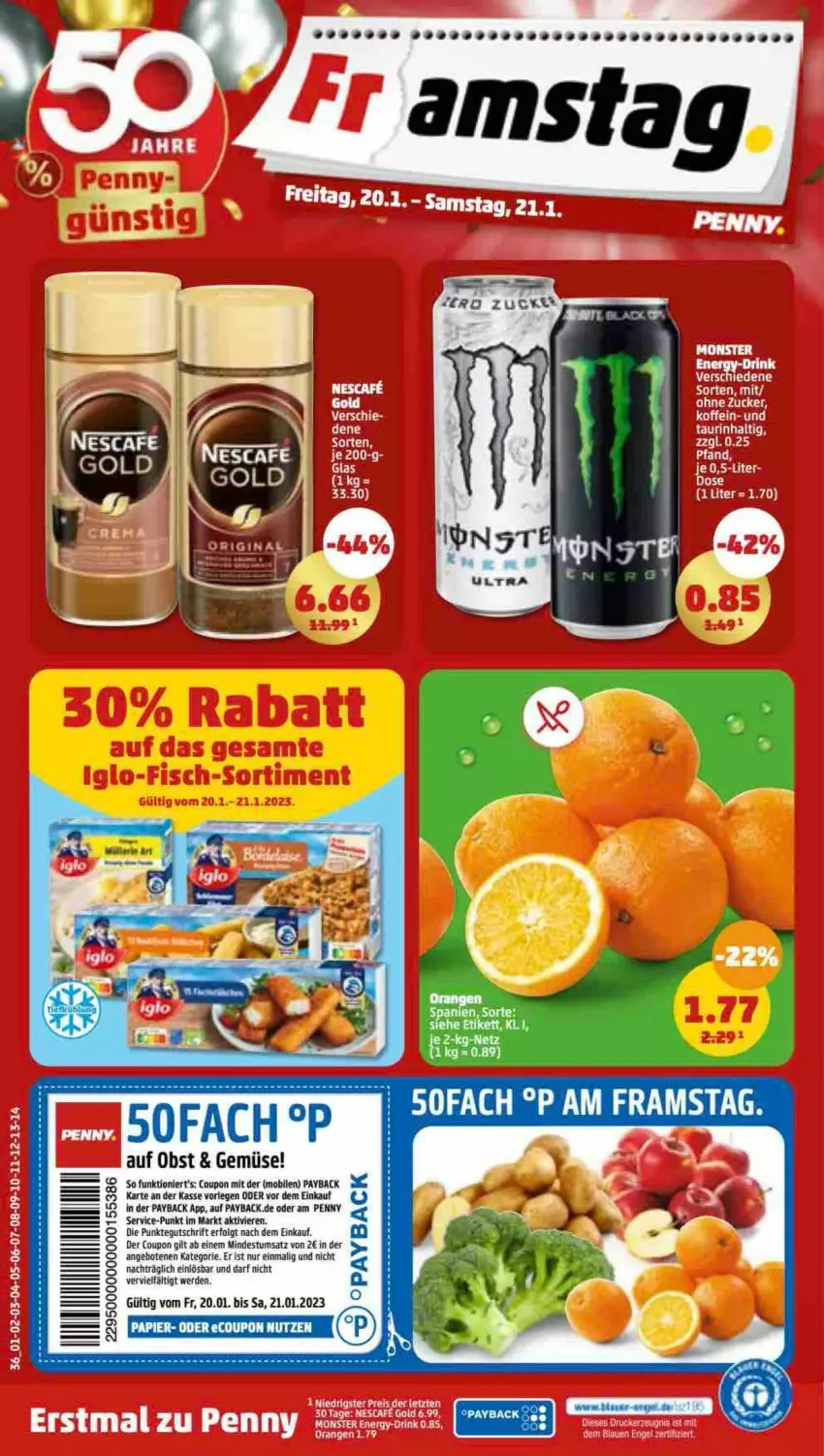 Aktueller Prospekt Penny - Prospekte - von 16.01 bis 21.01.2023 - strona 36 - produkty: angebot, angebote, coupon, erde, LG, obst, payback, Sofa, Ti