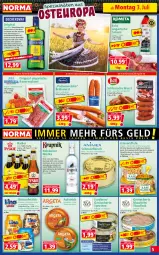 Gazetka promocyjna Norma - Norma - Gazetka - ważna od 10.07 do 10.07.2023 - strona 5 - produkty: antipasti, asti, auer, aufstrich, Bad, Bau, Bauer, bier, brot, brotaufstrich, Brühwurst, creme, eis, fisch, flasche, fleisch, gewürz, gin, haselnuss, hose, hosen, in olivenöl, Käse, kräuter, kräuterlikör, kräutern, kühlregal, latte, LG, likör, mac, malz, milch, Muscheln, nuss, olive, oliven, olivenöl, radler, regal, rezept, salami, Sardinen, Schmalz, schwein, schweine, schweinefleisch, Spezi, Sprotten, thunfisch, Ti, Ungarische Salami, waffeln, wein, weine, Wels, wurst