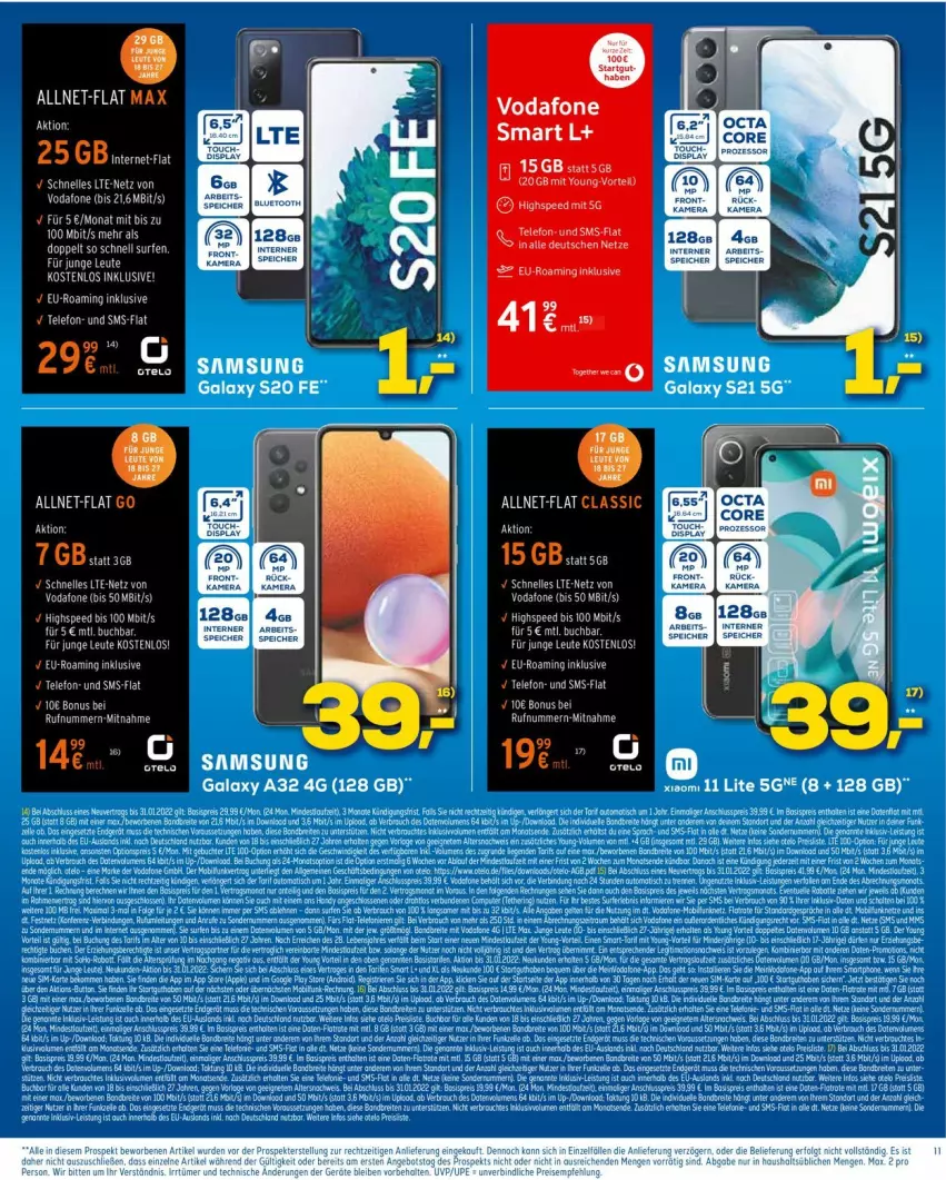 Aktueller Prospekt Euronics - Prospekte - von 12.01 bis 19.01.2022 - strona 11 - produkty: ball, buch, telefon, vodafone