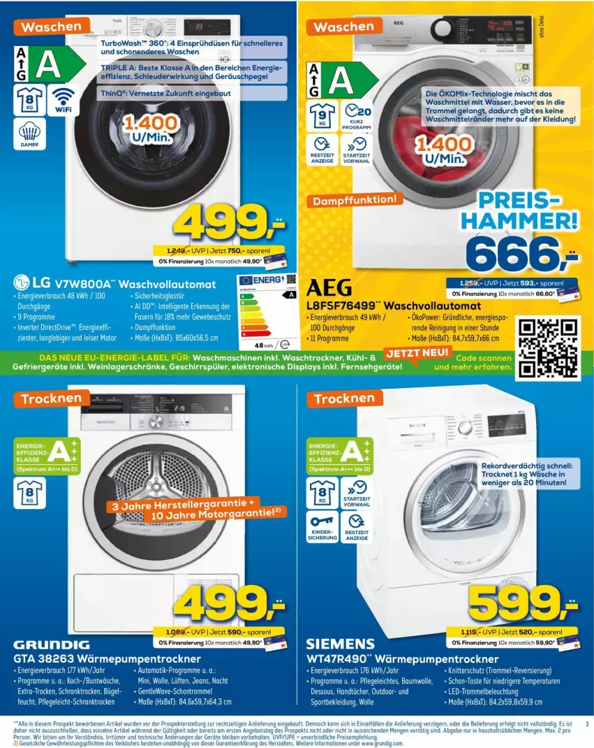 Aktueller Prospekt Euronics - Prospekte - von 12.01 bis 19.01.2022 - strona 3 - produkty: Bau, Elan, elle, HP, Kinder, kleid, Kleidung, Oral B, Ti, Trockner, trommel, waschmaschine, waschmaschinen, waschmittel, waschtrockner, wasser, ZTE