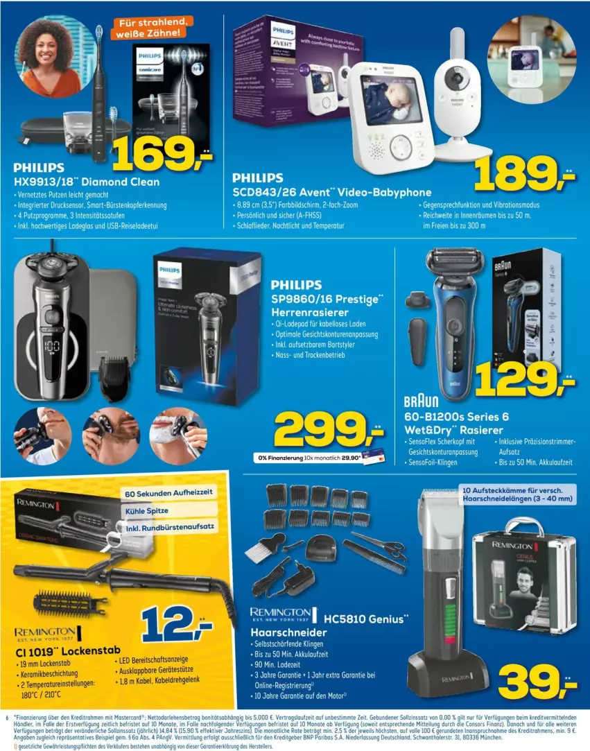 Aktueller Prospekt Euronics - Prospekte - von 12.01 bis 19.01.2022 - strona 6 - produkty: akku, Babyphone, deo, haarschneider, herrenrasierer, Lockenstab, mac, rasierer, remington, Ti, ZTE