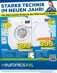 Gazetka promocyjna Euronics - Prospekte - Gazetka - ważna od 19.01 do 19.01.2022 - strona 1 - produkty: angebot, auto, eis, Elektro, geschirr, geschirrspüler, ilag, Kinder, lays, LG, Rauch, reis, rel, siemens, sim, spee, Ti, Trockner, wärmepumpentrockner, waschmaschine, waschmaschinen, waschtrockner, waschvollautomat, wein