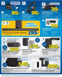 Gazetka promocyjna Euronics - Prospekte - Gazetka - ważna od 19.01 do 19.01.2022 - strona 13 - produkty: akku, alexa, auto, eis, ipad, iphone, kopfhörer, lautsprecher, mac, Multimedia-Lautsprecher, Radio, rwe, Sonos, Spiele, Subwoofer, Ti, tisch, uhr, usb, wasser, ZTE