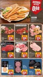 Gazetka promocyjna Rewe - Prospekte - Gazetka - ważna od 14.10 do 14.10.2023 - strona 10 - produkty: aufschnitt, beef, braten, burger, Burger Sauce, eis, ente, fleisch, grill, houdek, jungbullen, kabanos, lachs, reinert, rind, rinder, salami, sauce, saucen, schwein, schweine, Ti, wein, weine, wiener, wiener würstchen, würstchen