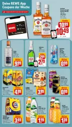 Gazetka promocyjna Rewe - Prospekte - Gazetka - ważna od 14.10 do 14.10.2023 - strona 13 - produkty: alkohol, bier, bourbon, bourbon whiskey, coupon, coupons, desperados, drink, eis, energy drink, erdinger, frucht, fruchtsaft, getränk, granini, jim beam, karlsberg, karlsberg mixery, kentucky straight, malz, Mixer, mixery, mm extra, nuss, reis, Rockstar, saft, sekt, tee, Ti, tuc, vita, vitamalz, vodka, volvic, whiskey